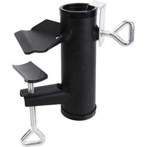 Pince de fixation pour parasol à friction – Adaptable sur balcon, balustrade et table – Installation sans perçage (1/4)