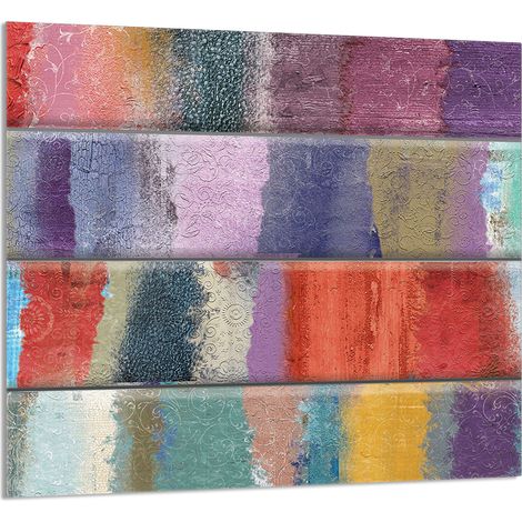 Panneau de verre pour la cuisine 65x60 coloré (1/5)