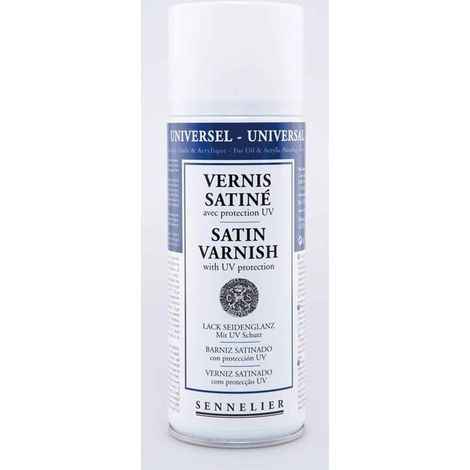 Vernis Universel Satiné - AEROSOL - 400 ml - Non jaunissant - Protection UV - Mixte