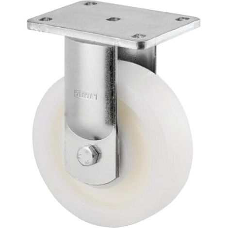 Bockrolle mit Plattenbefestigung und Rad aus Polyamid TENTE 9688TOP125P63 (1/2)