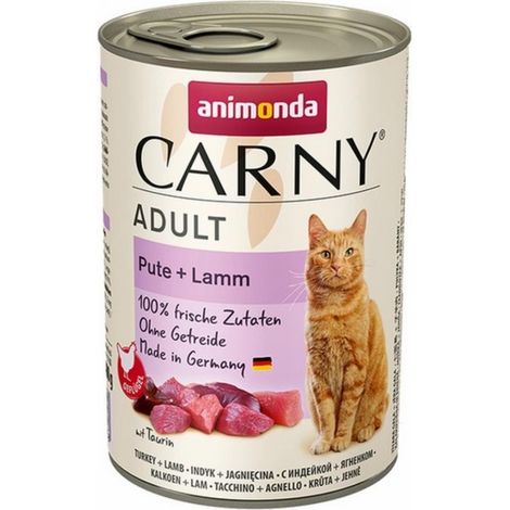 Animonda Carny Adult Katzennassfutter getreidefrei 400 g Pute & Lamm Nassfutter Katze