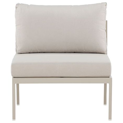 Copacabanacanapé de jardin partie centrale beige. (1/4)
