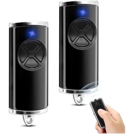 lot de 2 télécommande portail,4 canaux,868mhz,code défilement,compatible hormann (1/5)