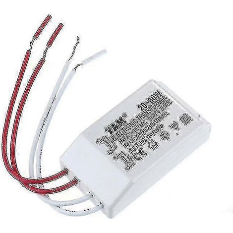 Alimentation LED compatible avec transformateur IKEA C11 - Alimentation secteur 12 V 20-60 W pour lampe halogène (1/5)