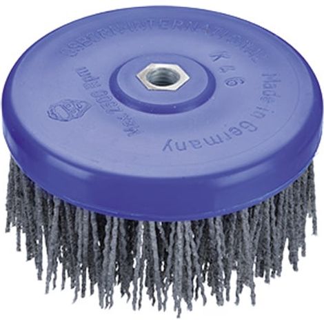 Brosse à fil pour meuleuse 9301-614 - diamètre 130 mm - fil Novofil 46 - diamètre du fil 1,5 mm - Grain 60 - OSBORN