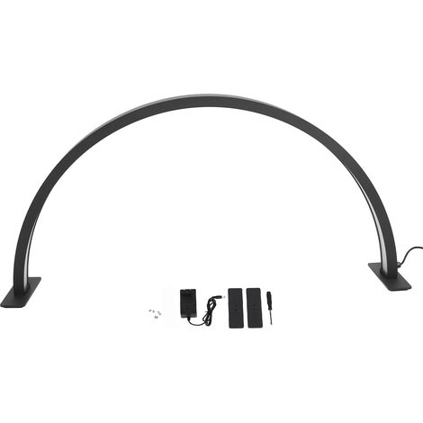 Lampe de bureau demi-lune 75cm, 30W, 3 températures (3000K-6500K) réglables, éclairage professionnel pour extension de cils, salon de beauté, prise UE 100-240V. (1/5)
