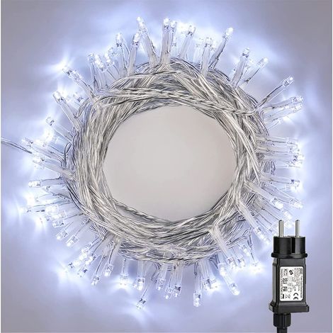 Guirlande Lumineuse LED - 20 m - 200 Lampes - 8 Modes - Étanche IP44 - Pour Intérieur Extérieur Jardin Fête Mariage Chambre Enfant - 24 V (1/5)