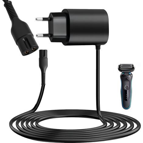12V 0.4A Chargeur Rasoir pour Série 9 8 7 6 5 4 3 2 1 Cordon d'alimentation Tondeuse Câble Charge Remplacement pour Silk-épil 9 7 5 Câble Alimentation Rasoir Power Charger (1/5)