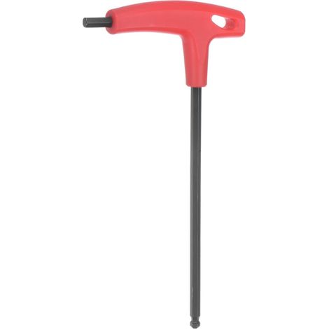 6mm Metric Long Arm CR-V Steel T-Ball Shank Hex Wrench for Automotive and Home Maintenance (1/5)