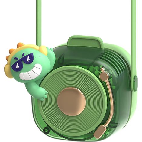 Ventilateur de cou sans pales, rechargeable USB, 3 vitesses, portable et léger pour activités extérieures