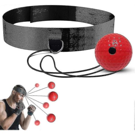 Balle de réflexe pour la boxe, sport de boxe, convient aux adultes / équipement de boxe pour la coordination œil-main. (1/4)