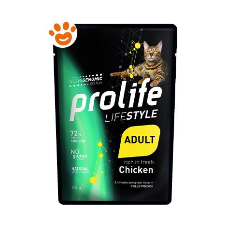 Prolife Cat Lifestyle Adult Pollo - Bustina 85 Gr -