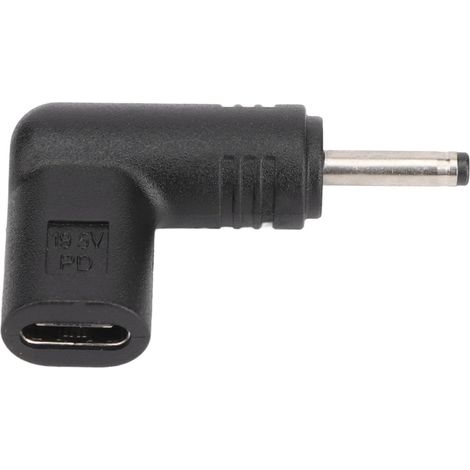 Adaptateur PD USB Type C vers DC 3,0 X 1,1 Mm, 100 W USB C Femelle vers 18,5-20 V DC Mâle, Adaptateur de Type USB C vers 3,0 X 1,1 Mm Conçu pour Ordinateur Portable (1/5)
