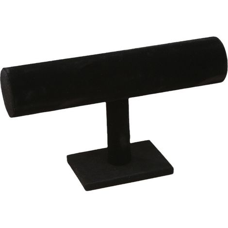 Porte-Bijoux - Bracelets Et Montres - 23,5 X 7 X 13,5 Cm - Noir - Velours Flocké - 1 Pièce (1/5)