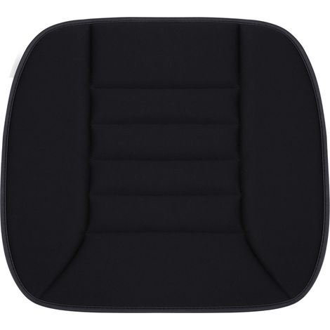 Cuscino per sedile auto con comoda memory foam da 3 cm, cuscino per sedia per auto e ufficio (nero)