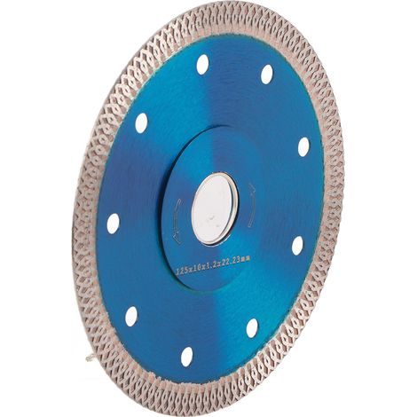 Diamant-Sägeblatt, hohe Härte, schnelles und präzises Schneiden, kreisförmiges Diamant-Sägeblatt für Keramik, 125 x 22,23 mm / 4,9 x 0,9 Zoll (1/5)