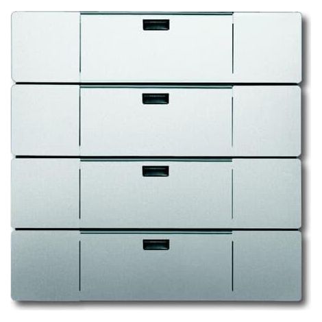 Interrupteur 4 Touches Waveline Pure Stainless Steel 2CKA006730A0043 ABB 587871