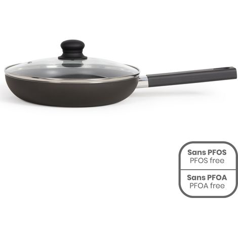 Dutch oven - LIVOO - MEP150R - 24 cm - Non-stick without PFOA or PFOS - Silicone handles - Suitable for all hobs including induction (1/4)