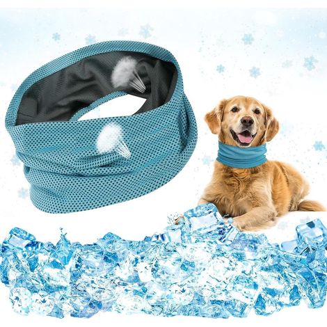Fascia rinfrescante per cani - Collare rinfrescante per cani - Bandana rinfrescante per cani - Fascia rinfrescante - Collare rinfrescante per cani - Taglia L (1/5)