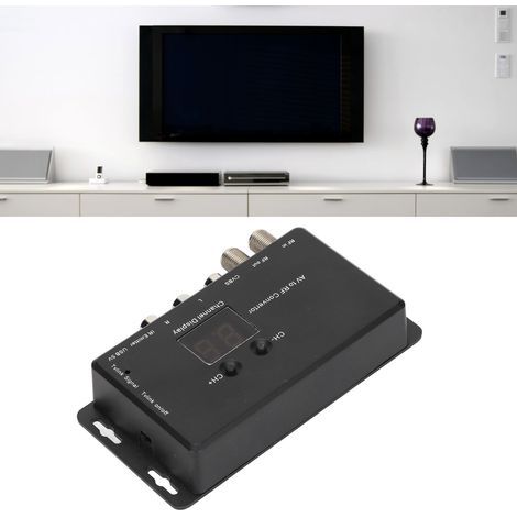 Modulateur TV Support Réglable Convertisseur AV vers RF pour Décodeurs et Sources Audio-Vidéo (1/5)