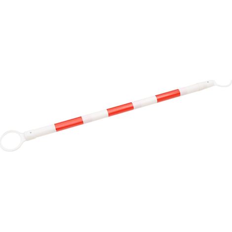 Einklappbare Verkehrskegelstangen 10 Stück ABS 116-197 cm