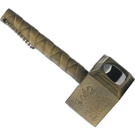 Ouvre-bouteille en forme de marteau, cadeau original pour homme (mari, papa, petit ami), bronze. (1/5)