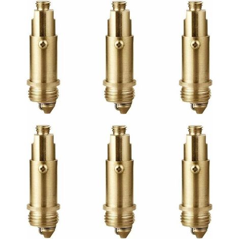 6 PièCes Bouchon De Vidange Noyau Rebondissant-Bassin Pop-Up Boulon à Ressort En Laiton-Adapté à La Plupart Des Bouchons De Vidange De Bassin De Baignoire D'éVier (1/5)