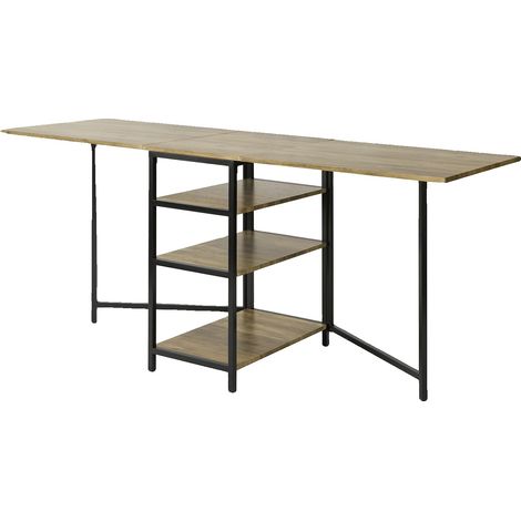 Table à manger, design moderne, fonctionnalité pliante, Kaki Foncé (1/5)