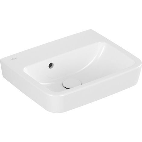 Villeroy & Boch O.novo Aufsatz-Handwaschbecken 45 x 37 cm mit Überlauf, ohne Hahnloch (1/5)