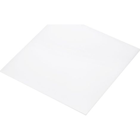 Feuilles en Plastique de 12 x 12 x 0,1 Pouce, Polyéthylène à Ultra Haut Poids Moléculaire, Planche de Polyéthylène Blanc Opaque pour l'Automobile, la Chimie, la Fabrication (1/5)