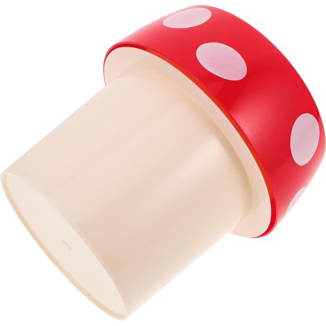 poubelle en plastique en forme de champignon peu encombrante