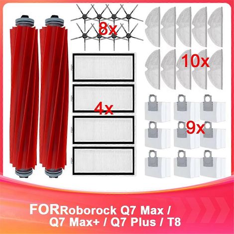Pièces de rechange pour balais principaux pour accessoires Roborock Q7 Max (1/5)
