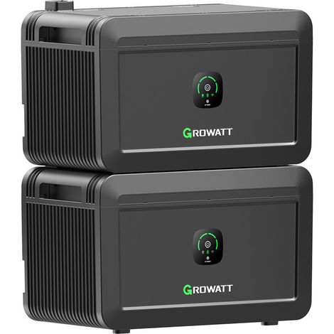 Growatt NOAH 2000,4096Wh Speicher für Balkonkraftwerk,Balkonkraftwerk Speicher mit 1800W PV-Eingangsleistung,IP66 (1/5)
