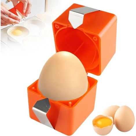 Ouvre-œufs, brise-œufs 2025, ouvre-œufs pour œufs crus et durs - écaleur, outil de cuisine pratique (1 pièce) (1/4)