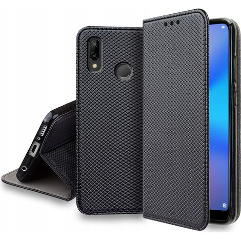 CUSTODIA per HUAWEI P20 LITE SMART MAGNET CLOSED BOOK CASE + VETRO 9H (1/5)