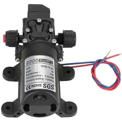 Pompe auto-amorçante haute pression, 12 V compatible avec les systèmes d'irrigation agricole (SP) (1/5)