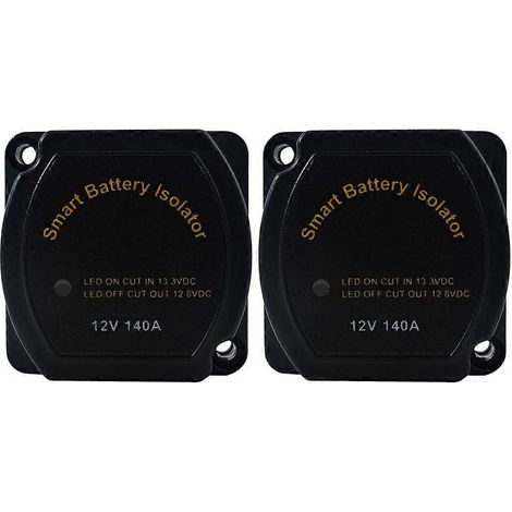 Relais sensible à la tension 12 V 140 A, isolateur de batterie, relais de charge automatique, accessoire automobile, relais de batterie automobile (1/5)