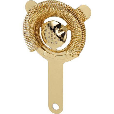 Cocktailsieb aus Edelstahl 304, Barsieb, Barzubehör, Getränkesieb-Zubehör für Bars und Restaurants, Gold (1/5)