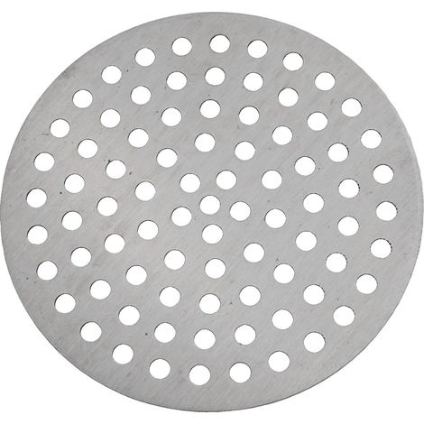 Filtre de vidange de douche en acier inoxydable, couvercle rond anti-obstruction,facile à installer, design antidérapant (8 cm)