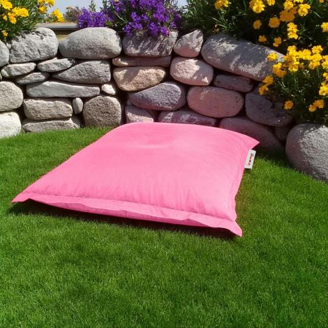 Pouf coussin de sol extérieur rose - 100 cm ARTA (1/3)