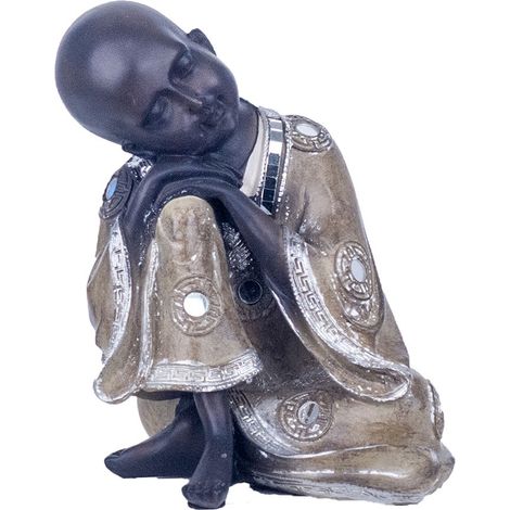 Signes Grimalt Figura De Buda Figuras Figura Monje Budas Dorado 17x16x21cm 25369 (1/2)