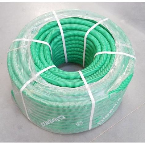 Gaine ICTA préfilée verte Ø 25mm (bobine de 100m) câble Grade 3 TV+SAT 4 paires catégories 6F et 6FTP Chronofil LEGRAND