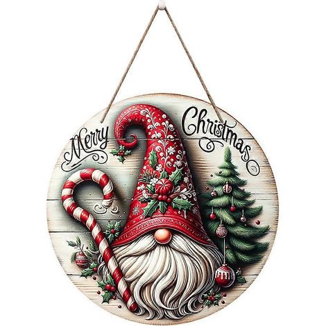 Décorations de Noël en bois 20 x 20 x 0,3 cm, à suspendre, décoration intérieure, panneau de porte, éléments de décoration, éléments de fond (1/5)