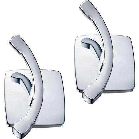 Set di 2 ganci resistenti in lega di zinco per argento