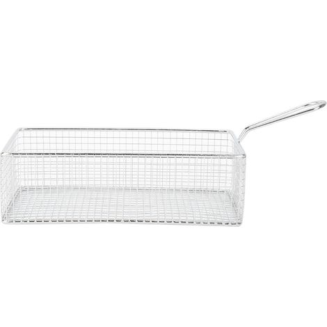 Mini panier à frites en acier inoxydable - Ustensile de cuisine pour frire et égoutter (1/5)