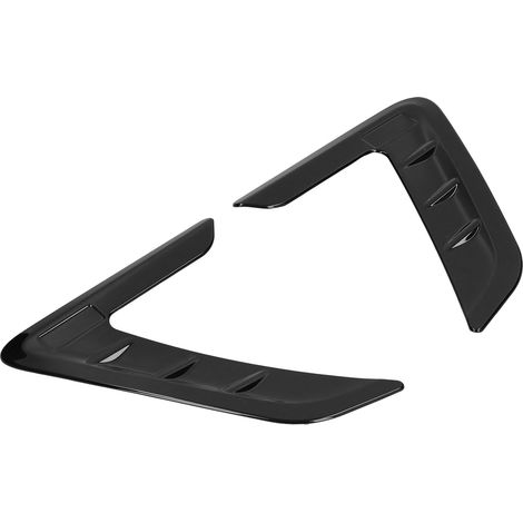 Jauge d'aération latérale extérieure de voiture, remplacement pour BMW Série 3 G20 G28 320i 325li 330li 2020-2021, garniture de bouche d'air, kit de 2 pièces, finition noire. (1/5)