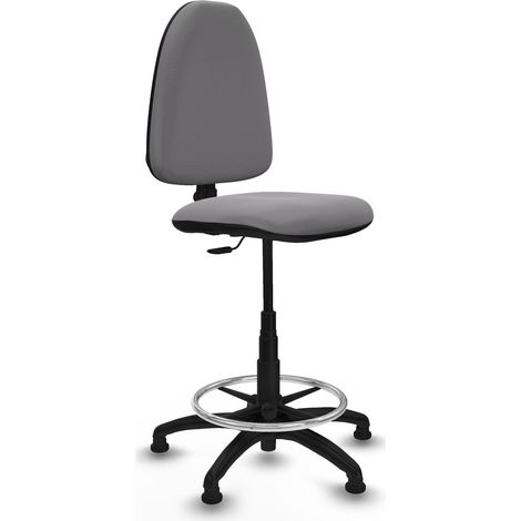 Piqueras et Crespo B0001RT Taburete de oficina gris ajustable