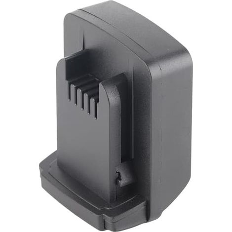Adaptateur secteur avec circuit imprimé, protection contre les surtensions, noir, pour Milwaukee M18 (DCB200) (1/5)