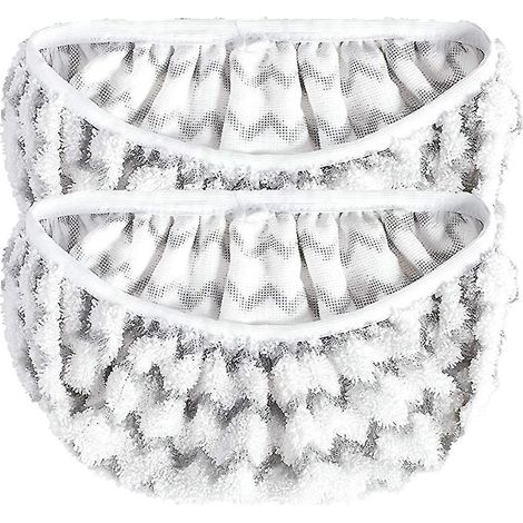 2er-Pack wiederverwendbare Mikrofaser-Wischmopp-Pads für Swiffer Sweeper (Nass- und Trockenreinigung) (1/4)