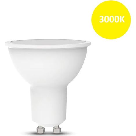 Faretto led 9w attacco GU10 lampadina copertura opaca per portafaretti fari luce naturale calda Calda